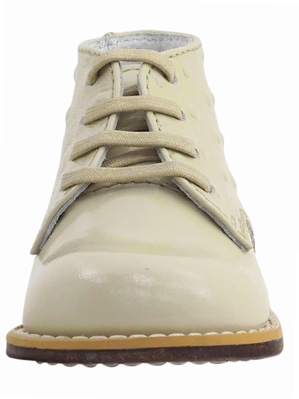 Josmo Toddler Boy's First Walker Oxfords Beige Ostrich Sz: 6T