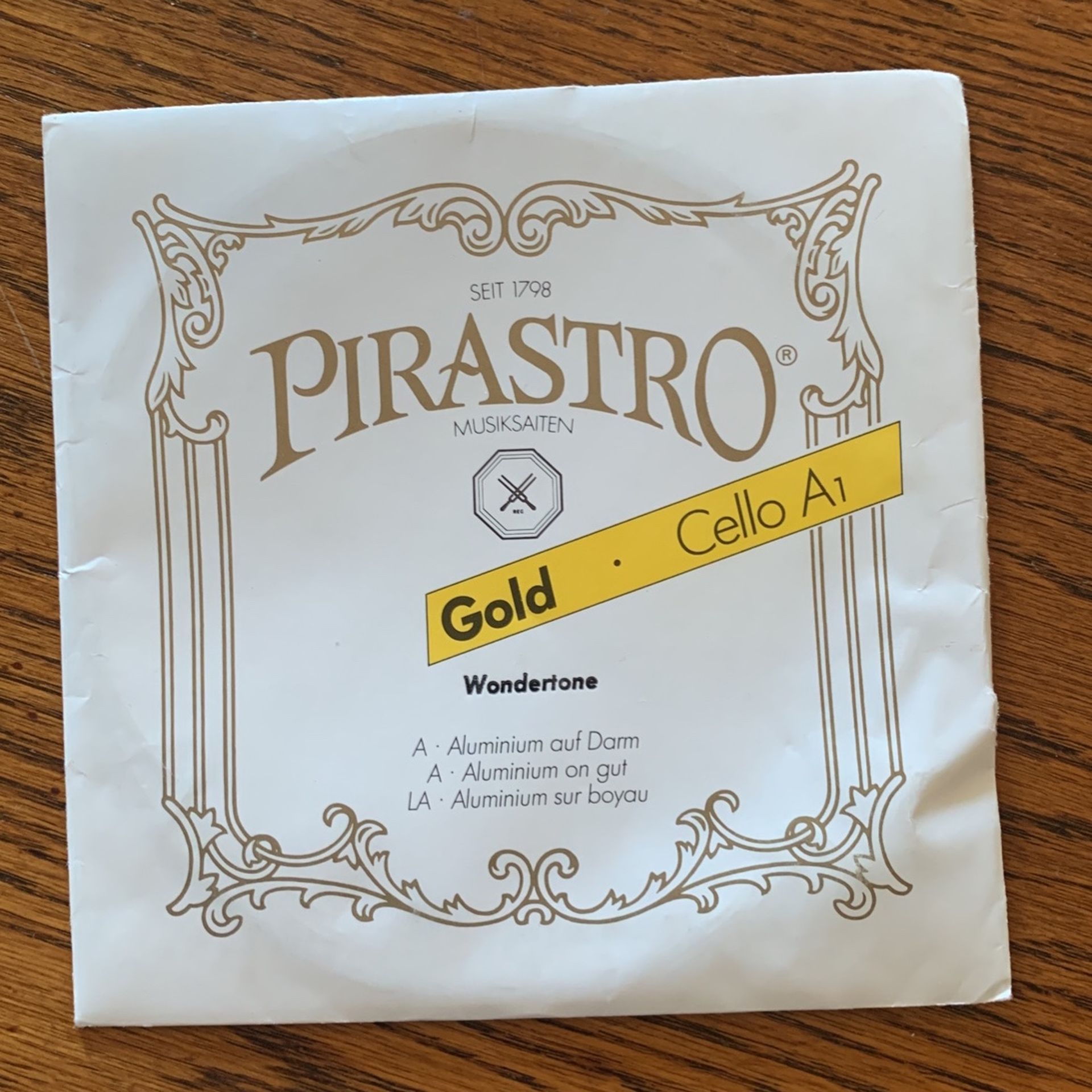 Pirastro Gold 4/4 cello A String New