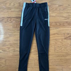 NEW Fila boys training pants size M 10/12