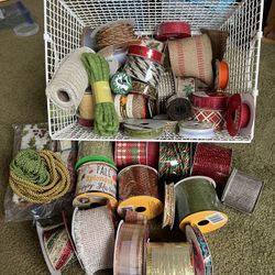 Seasonal ribbon, cord, burlap and more