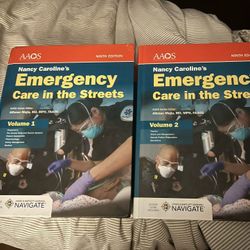 Paramedic Textbooks - Nancy Caroline’s Emergency Care In The Streets Vol. 1 & 2