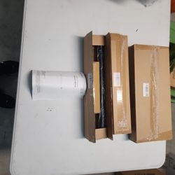 Curtain Rods Set 1x 144" 2x28" 