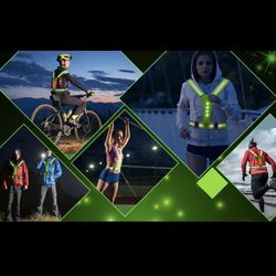 LED Running / biking Vest