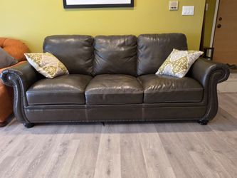 Beautiful Leather Couch