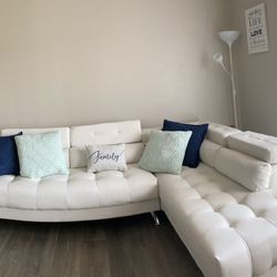 White Sectional