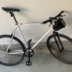Harper Fixie Bike - Single Speed Steel frame, 40mm rims