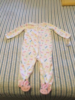Baby unicorn sleeper 9 months brand new