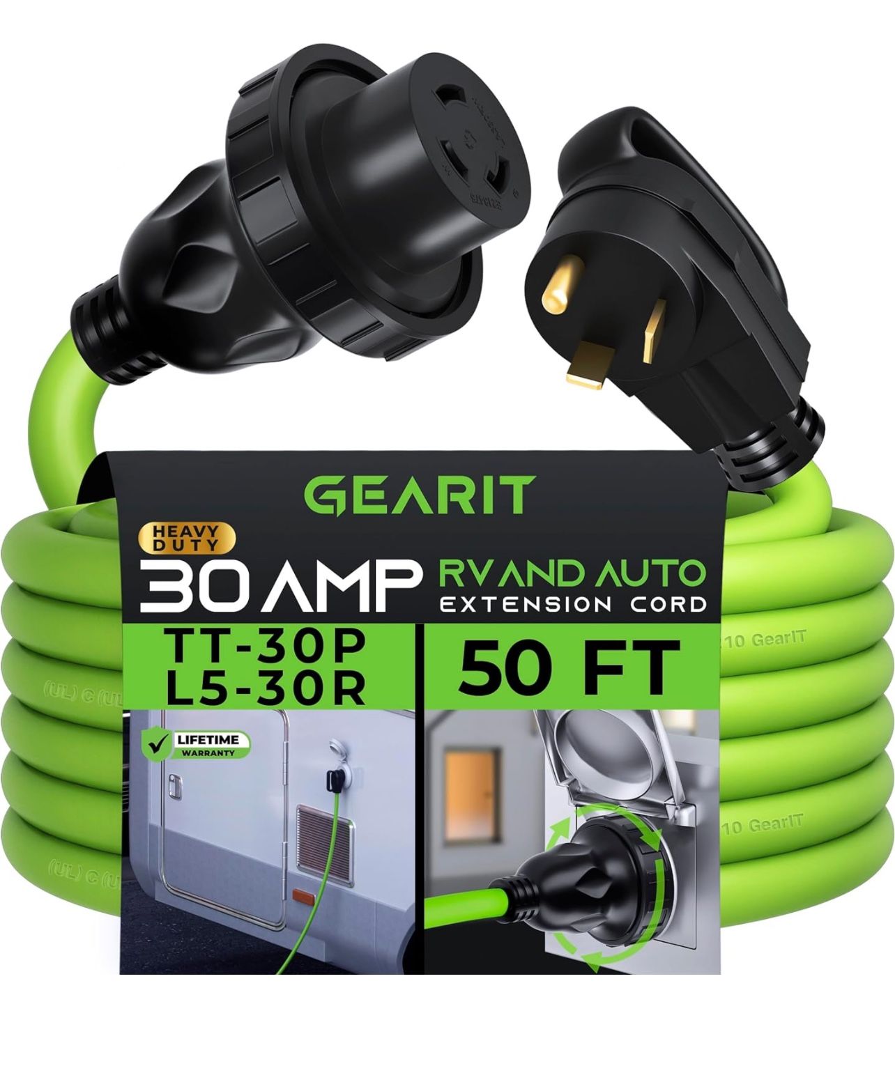 RV 30 AMP Extension Cord