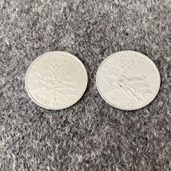 1998 Olympic USA Luge Coins