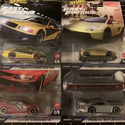 Hot Wheels Premium Fast & Furious Lot