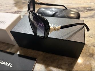 Authentic Chanel 6041 Women’s Sunglasses – Black/Silver – Box & Case