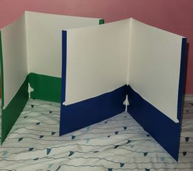 Green And Blue Folders