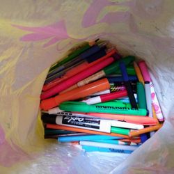 Markers, Pencils