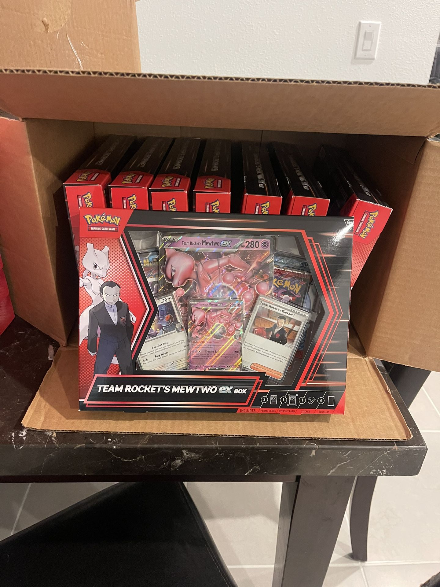 Lot Of 20 Pokémon TCG Team Rockets Mewtwo EX Box | Factory Sealed