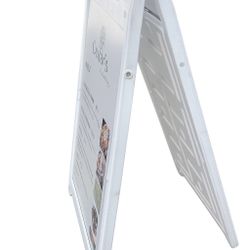 DELUXE PORTABLE DOUBLE-SIDED TRIANGLE STAND