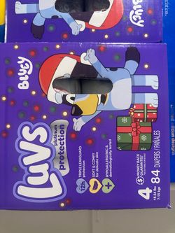Luv diaper size 5 72pc