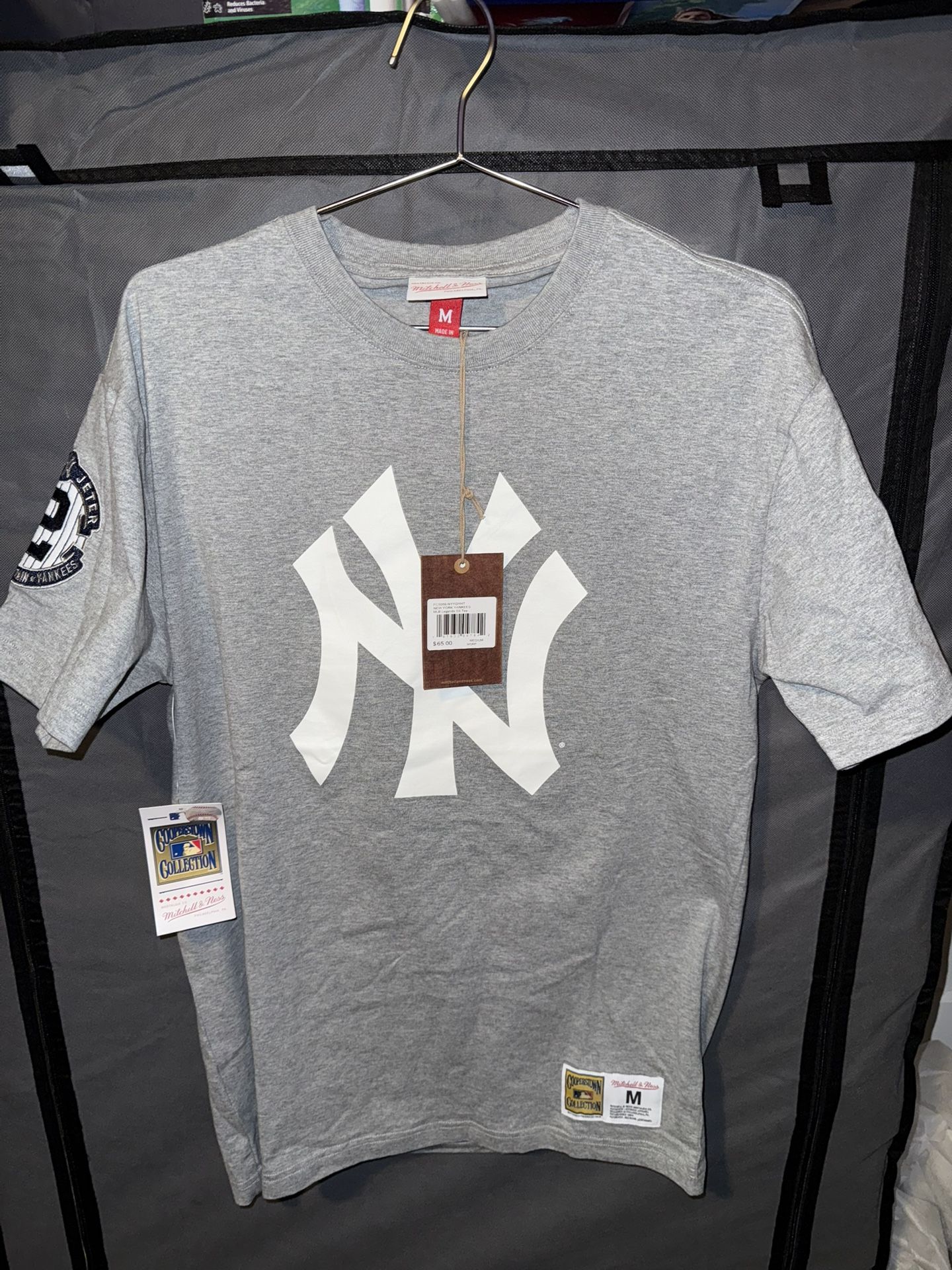 Mitchell & Ness Yankees World Series 1998 Derrick Jeter Shirt Medium New Beautiful!
