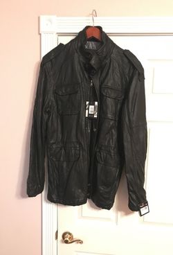 Real leather jacket size xl