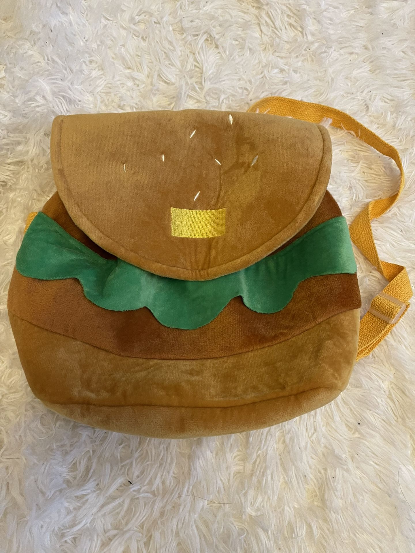Hamburger Backpack Travel Schoolbag Computer Preschool Child