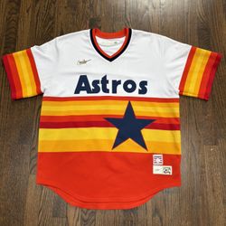 Houston Astros Ryan Nike Throwback Cooperstown Collection Limited Jersey