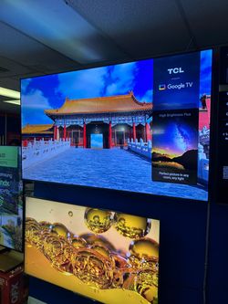 85in TCL TV in 4K Quality!