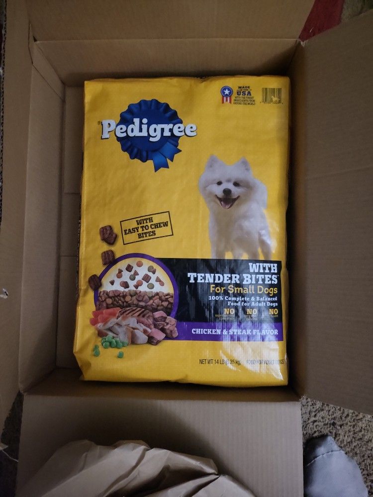 Pedigree Chicken And Steak Kibble For Small Dogs Sealed