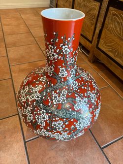 Chinese Cherry Blossom Vase