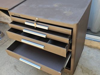 Kennedy roll away tool box, has keys