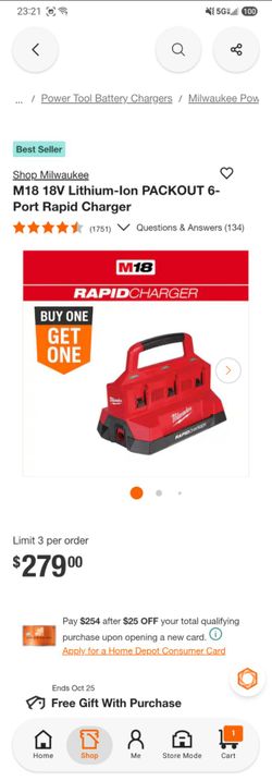 Milwaukee packout rapid charger