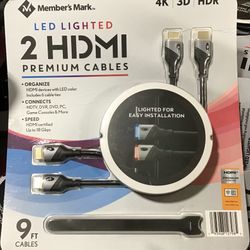 HDMI Cables 2pk