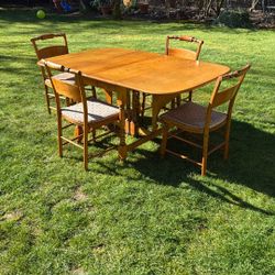 MCM Heywood Wakefield Dining Set