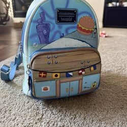 loungefly nickelodeon spongebob backpack 
