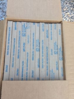 Air filter 20x20x1 size