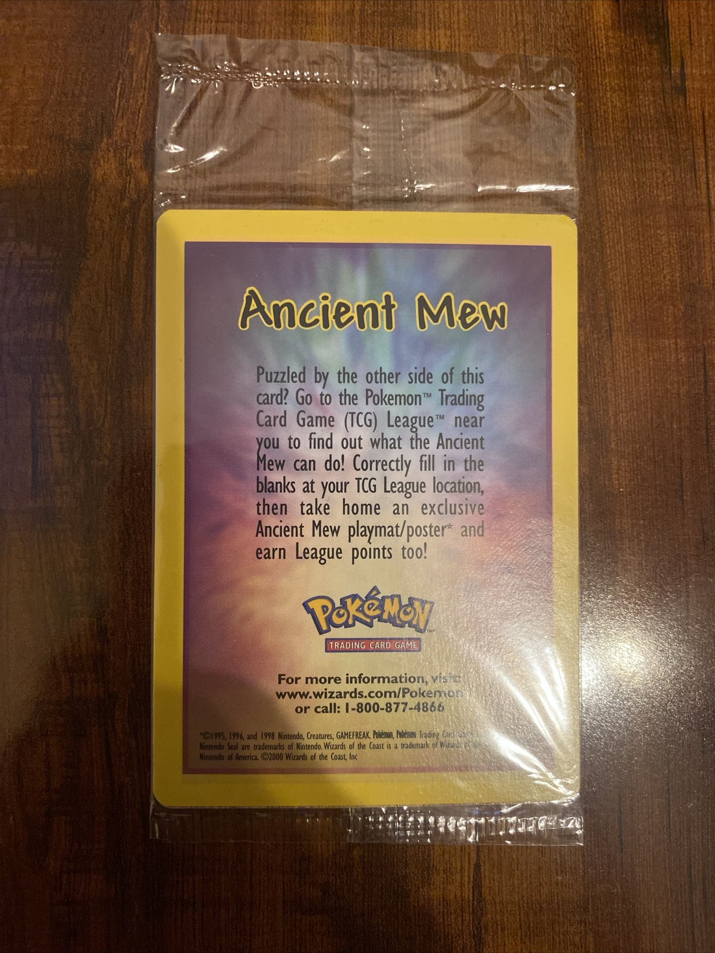 Pokemon Ancient Mew US Version Japanese Movie Promo Vintage Card! Sealed! MINT!