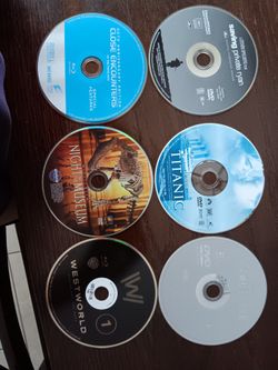 6 DVDs...all 6 $5