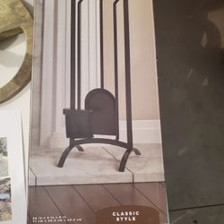 Black Metal Fireplace Tools