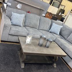 2 Piece Sectional With Chaise!
