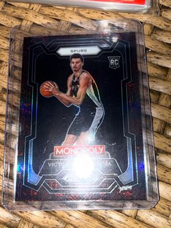 Victor Wembanyama 2023-24 monopoly red icons rookie $150