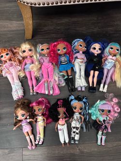 OMG / Big Sister / Rainbow High Dolls, LOL Play Sets - Salon, House & Bus