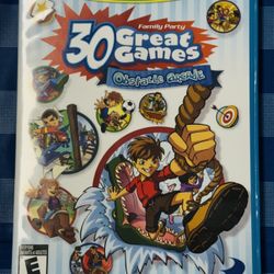 Family Party 30 Great Games Obstacle Arcade (Nintendo Wii U) Complete with Case
