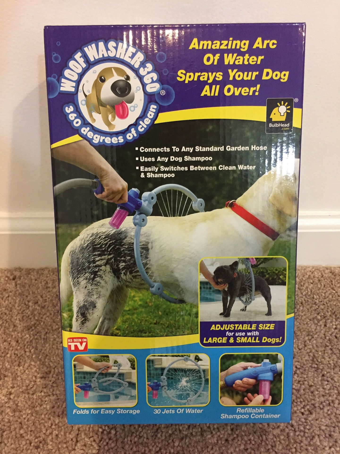 Great tool for washing dogs!