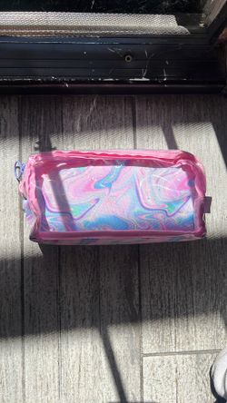 ZIPIT Half & Half Pencil Case for Adults and Teens, Large Capacity Pouch, Sturdy
