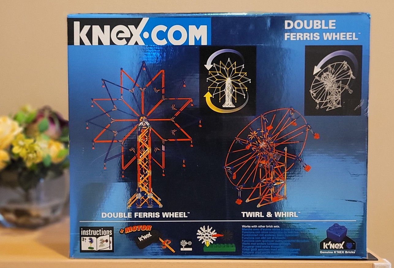 K'Nex Motorized Double Ferris Wheel 977 Pieces (136076/70329)