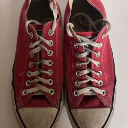 Beat Up Red Chucks Men's 9/Women's 11