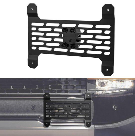 License Plate Holder Compatible with Rivian R1S/R1T