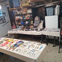 Fishing Gear Garage Sale 