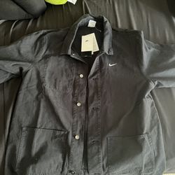 Nike Buttoned Long-Sleeved Shirt Jacket