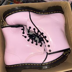 Pink Doc Marten Boots 