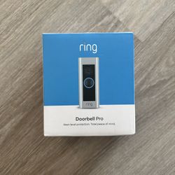 Brand New Ring Doorbell Pro