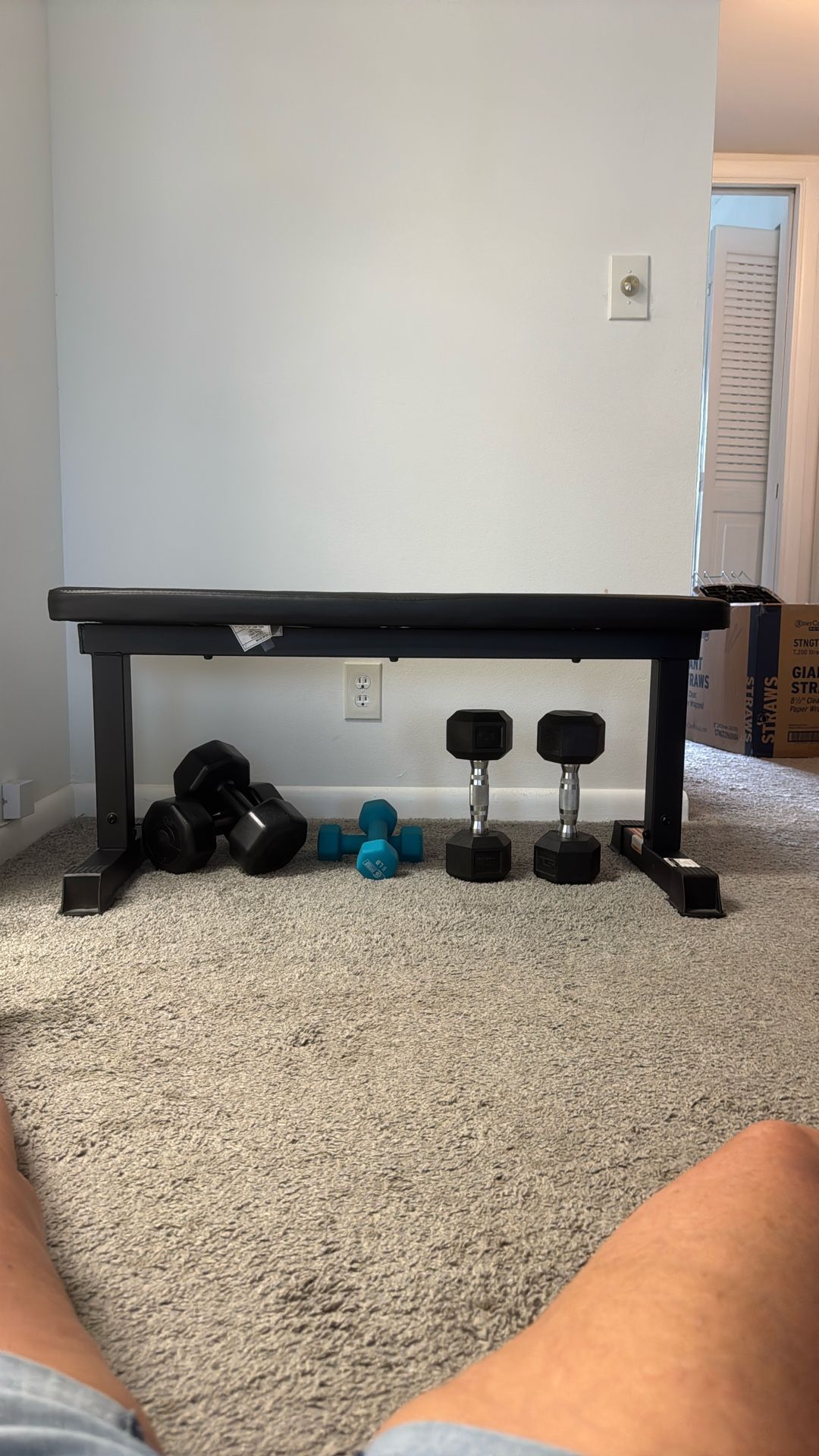 Weight Bench And Weights